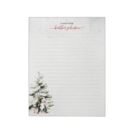 Hearthlight-Notizen Winter Cozy Hund Personalisier Notizblock