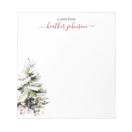 Hearthlight-Notizen Winter Cozy Hund Personalisier Notizblock