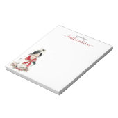 Hearthlight Notizen Winter Cozy Kitten Personalisi Notizblock (Rotiert)