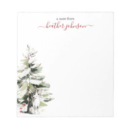 Hearthlight-Notizen Winter Cozy Kitten Personalisi Notizblock