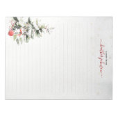 Hearthlight Notizen Winter Cozy Kitten Personalisi Notizblock (Vorderseite)
