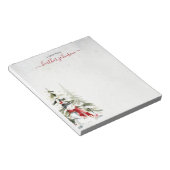 Hearthlight-Notizen Winter-Schneemann Personalisie Notizblock (angewinkelt)