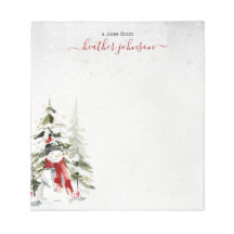 Hearthlight-Notizen Winter-Schneemann Personalisie