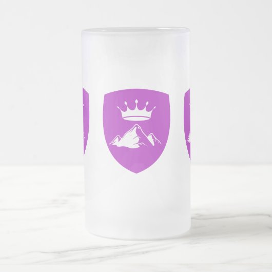 Hearthstone Flag - Tasse aus Mattiertem Glas (Mittel)