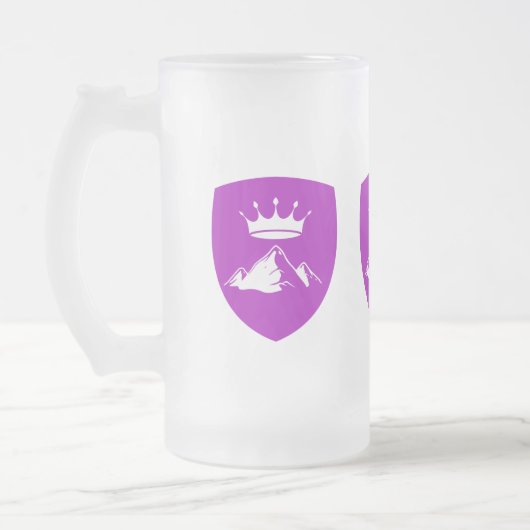 Hearthstone Flag - Tasse aus Mattiertem Glas (Links)