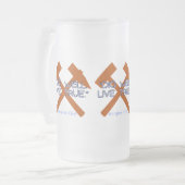 Hearthstone Sprichwort - Mattierte Tasse aus Glas (Vorderseite Links)