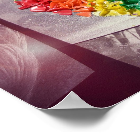 Hearthues (Crayon-Liebe) Poster (Ecke)