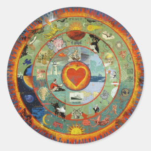 HeartImageFreda Runder Aufkleber