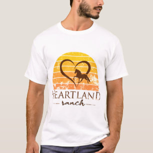 Heartland,Heartland Ranch,glitter Heartland,sunset T-Shirt
