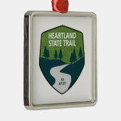 Heartland Staat Trail Ornament Aus Metall (Rechts)