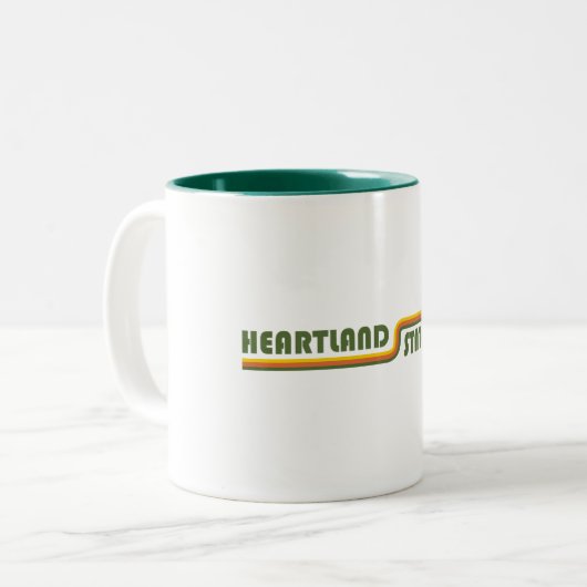 Heartland Staat Trail Zweifarbige Tasse (Vorderseite Links)