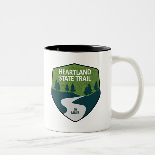 Heartland Staat Trail Zweifarbige Tasse (Rechts)