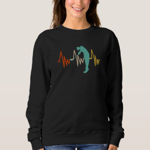 Heartline Sports Golf Swing Golfspielen Liebe Herz Sweatshirt
