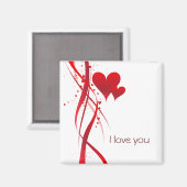 Hearts2a Magnet (Vorderseite/Rückseite)