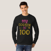 Hearts 100th Bday For Cousin From Cousin T-Shirt (Vorne ganz)