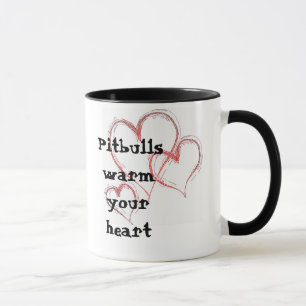 hearts-1474, Pitbulls wärmen Ihr Herz Tasse