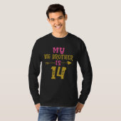 Hearts 14th Bday For Big Brother From Sister Broth T-Shirt (Vorne ganz)