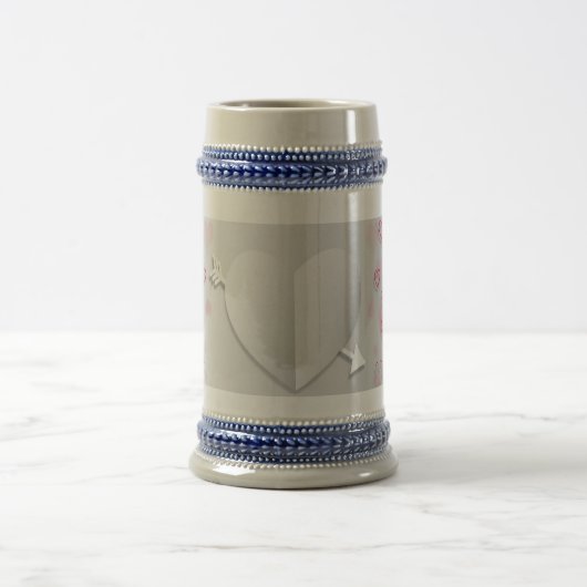Hearts 22 oz Stein Bierglas (Mittel)