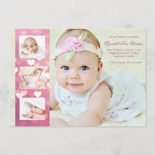 Hearts-A-Plenty - Foto Birth Ankündigung