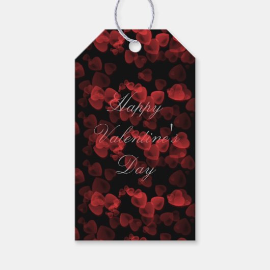 Hearts Afloat Valentines Geschenkanhänger (Vorderseite)
