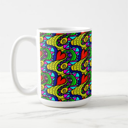 Hearts Alive Kaffeetasse (Links)