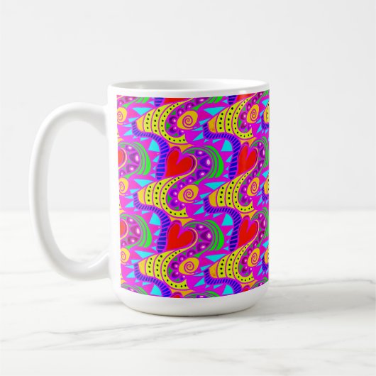 Hearts Alive Kaffeetasse (Links)