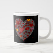 Hearts allover Jumbo-Tasse (Rechts)
