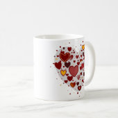 Hearts allover kaffeetasse (VorderseiteRechts)