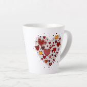 Hearts allover milchtasse (Rechte Ecke)