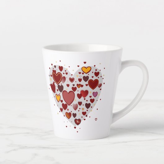 Hearts allover milchtasse (Rechts)
