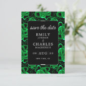 Hearts Alots Elegante Wedding Save The Date (Stehend Vorderseite)