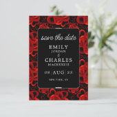 Hearts Alots Elegante Wedding Save The Date (Stehend Vorderseite)