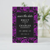 Hearts Alots Elegante Wedding Save The Date (Stehend Vorderseite)