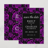 Hearts Alots Elegante Wedding Save The Date (Vorne/Hinten)