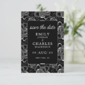 Hearts Alots Elegante Wedding Save The Date (Stehend Vorderseite)