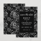 Hearts Alots Elegante Wedding Save The Date (Vorne/Hinten)