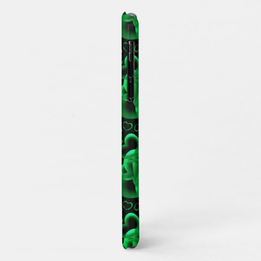 Hearts Alots Pattern Case-Mate iPhone Hülle (Hinten/Links)