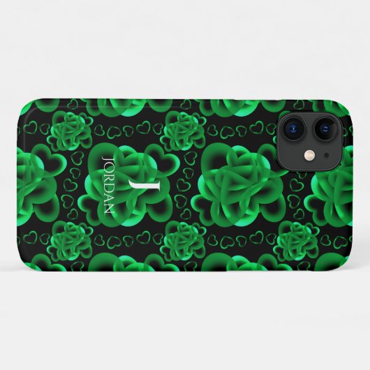 Hearts Alots Pattern Case-Mate iPhone Hülle (Rückseite (Horizontal))