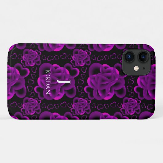 Hearts Alots Pattern Case-Mate iPhone Hülle (Rückseite (Horizontal))