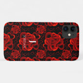 Hearts Alots Pattern Case-Mate iPhone Hülle (Rückseite (Horizontal))