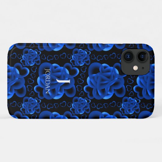 Hearts Alots Pattern Case-Mate iPhone Hülle (Rückseite (Horizontal))