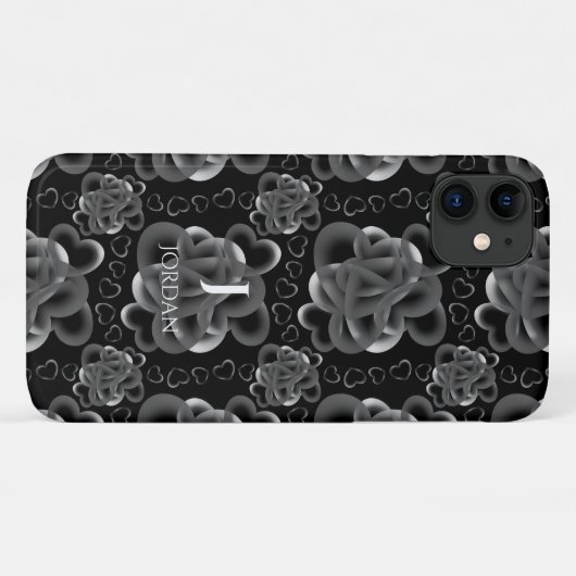 Hearts Alots Pattern Case-Mate iPhone Hülle (Rückseite (Horizontal))