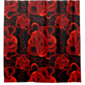 Hearts Alots Pattern Duschvorhang (Vorderseite)