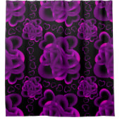 Hearts Alots Pattern Duschvorhang (Vorderseite)