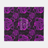 Hearts Alots Pattern Fleecedecke (Vorderseite (Horizontal))