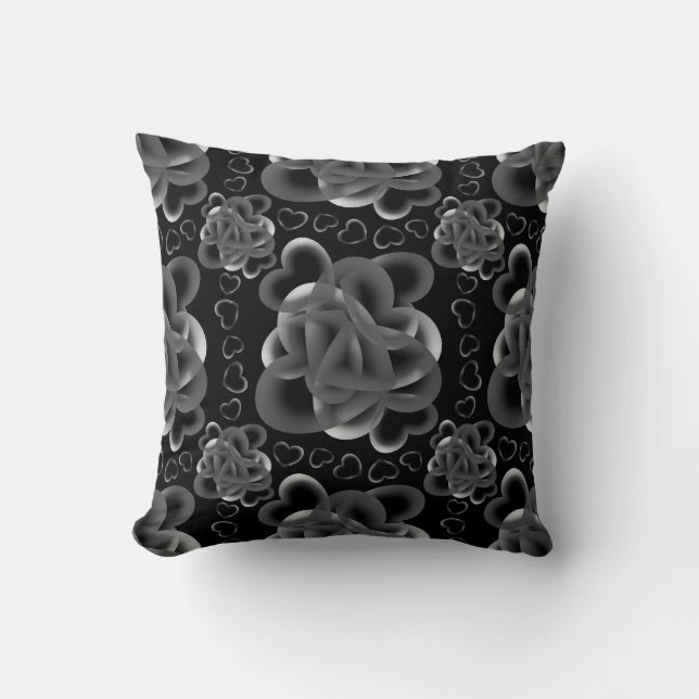 Hearts Alots Pattern Kissen (Vorderseite)