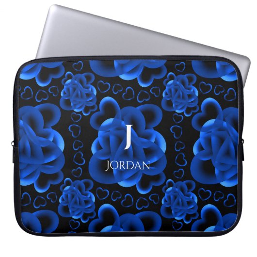 Hearts Alots Pattern Laptopschutzhülle (Vorderseite)