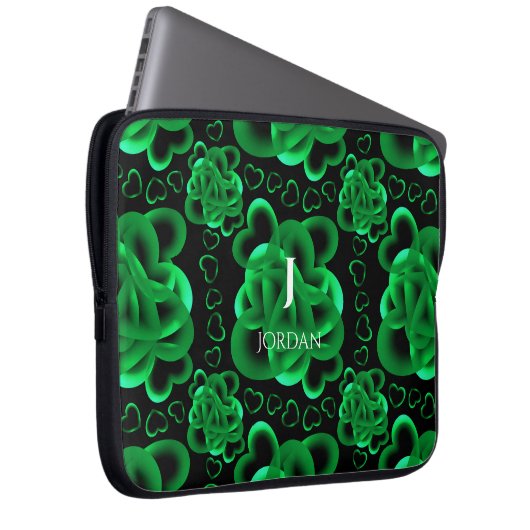 Hearts Alots Pattern Laptopschutzhülle (Vorne Rechts)