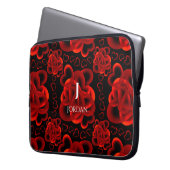 Hearts Alots Pattern Laptopschutzhülle (Vorderseite Links)