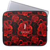 Hearts Alots Pattern Laptopschutzhülle (Vorderseite)